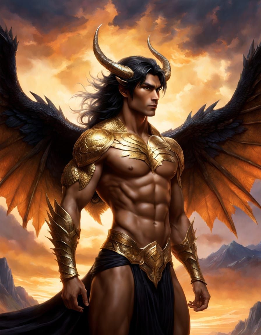 Dragonborn Embodies Immense Power in Mesmerizing Digital Wat...