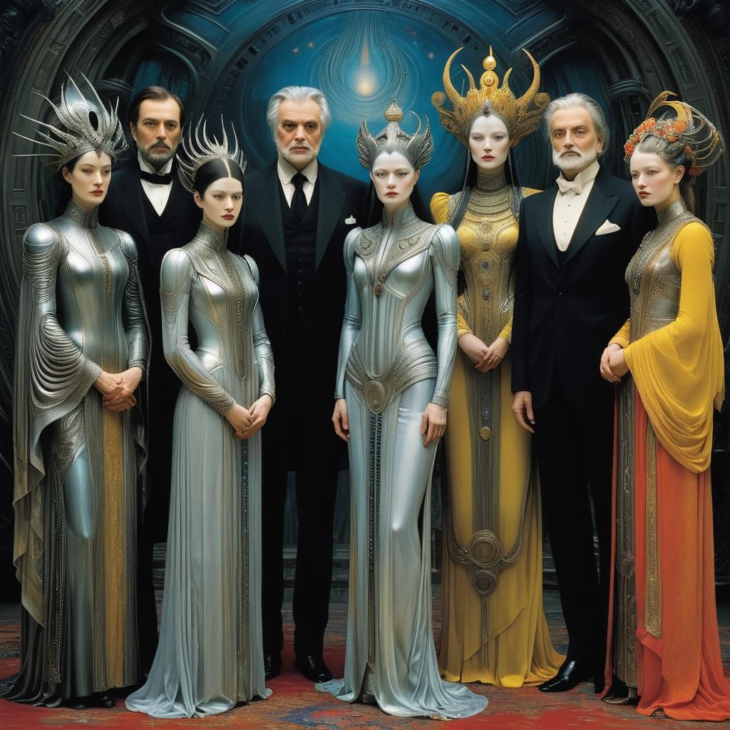 Surreal Empress with Nacreous Lighting