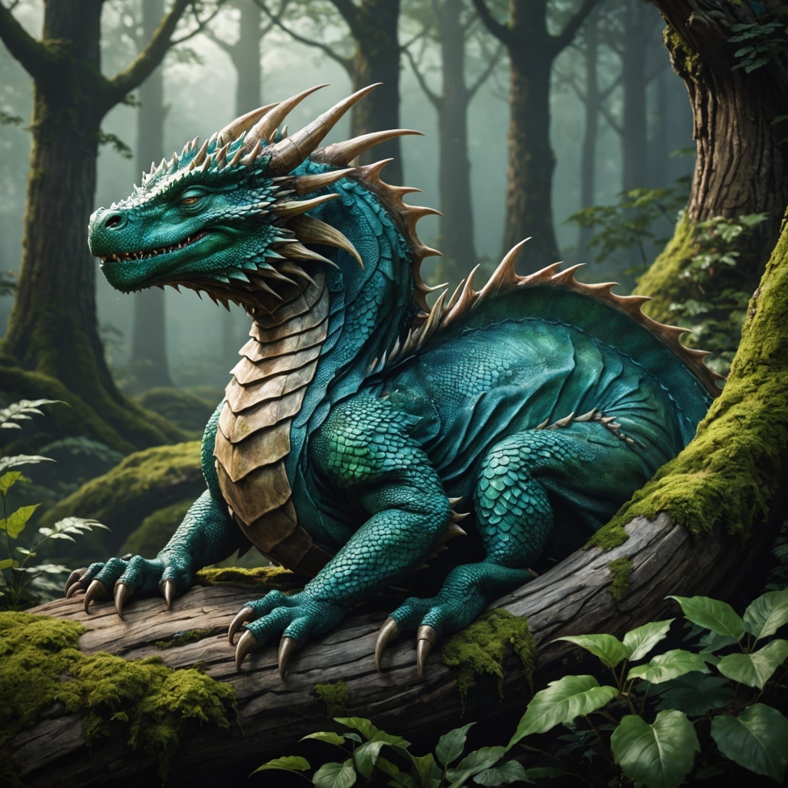 Sleeping Dragon in Repose