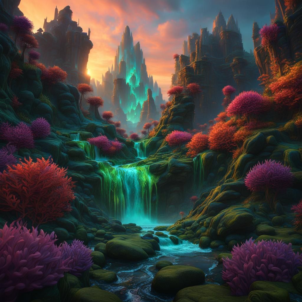 Detailed Slime Matte Painting in Unreal Engine 5