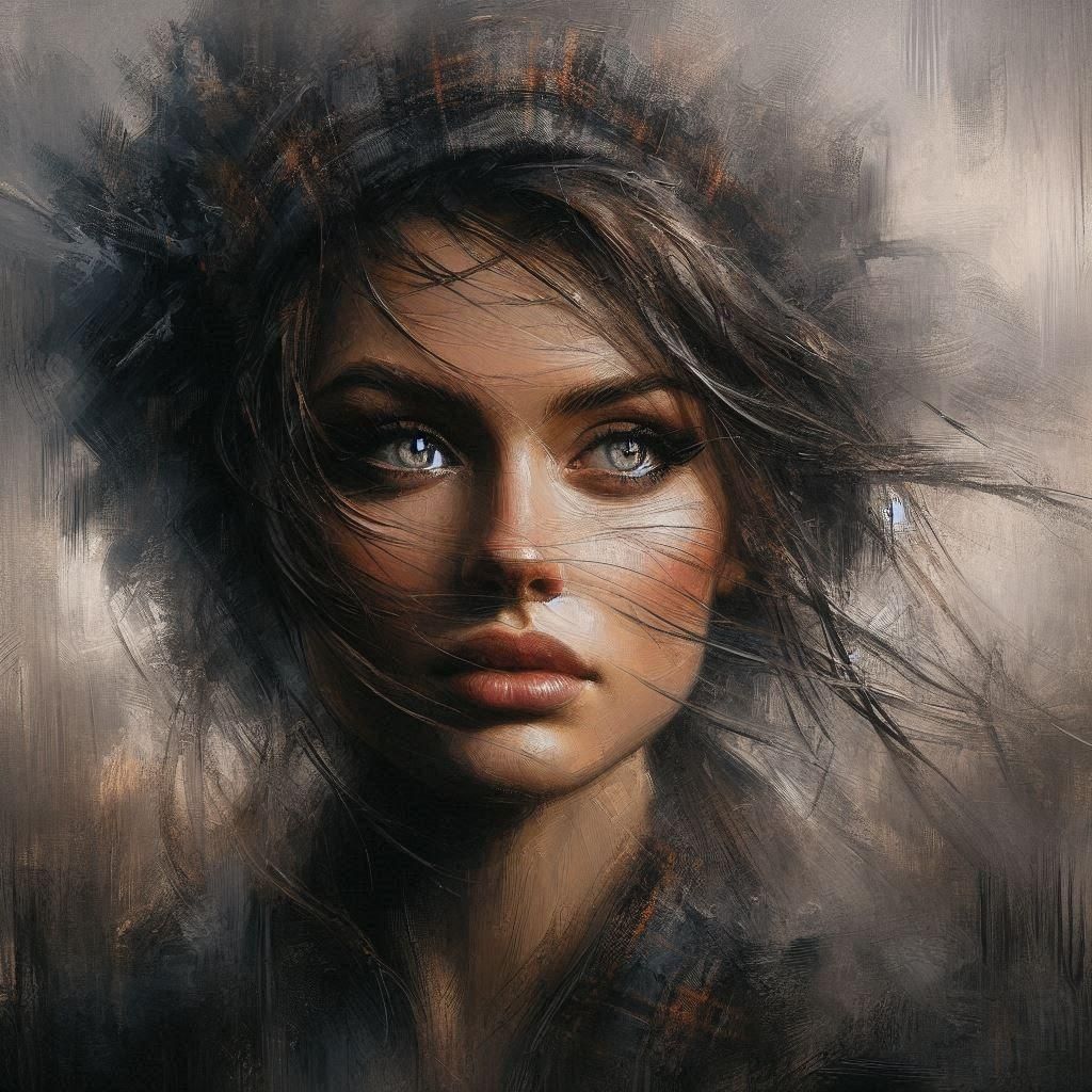 Classic Oil Painting Impressionistic Art