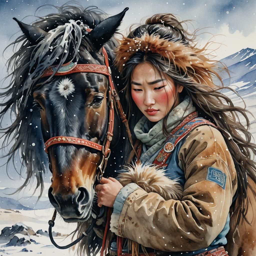 Mongolian warrior