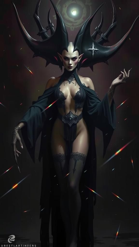 Nosferatu Portrait in Art Nouveau Style