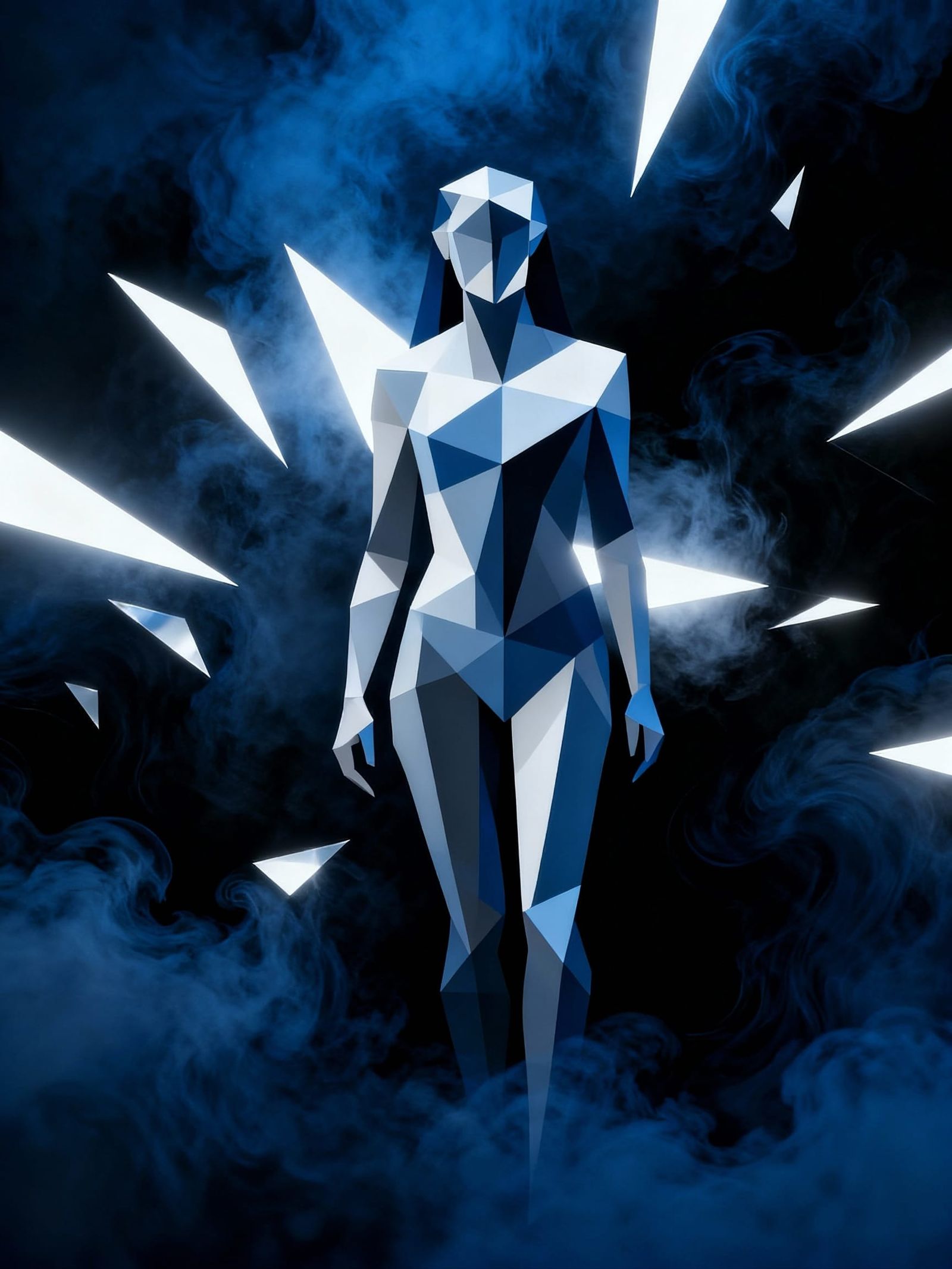 Hope Emerges: Abstract Light in Dark Maze