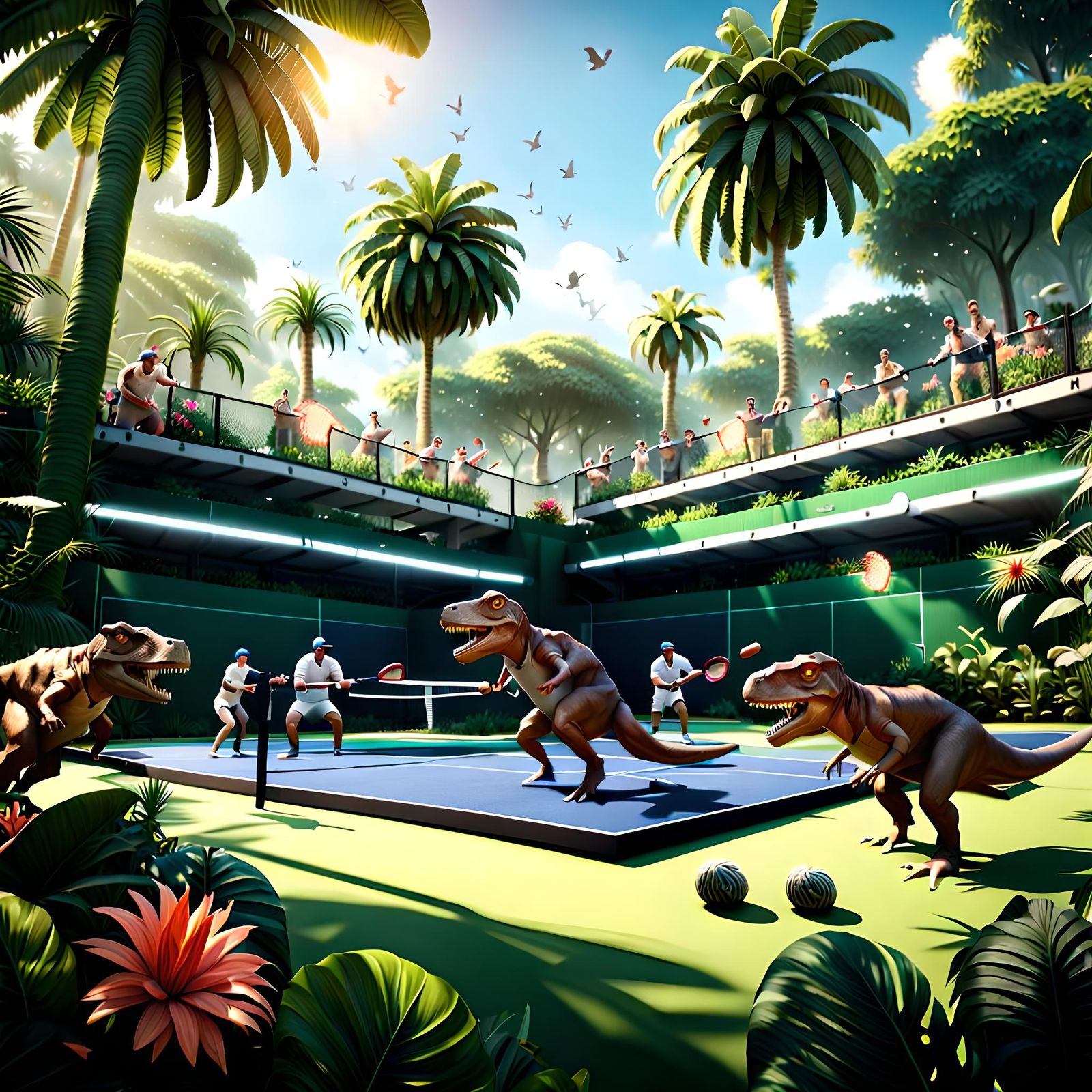 T-Rex Padel Tournament in Jungle Arena