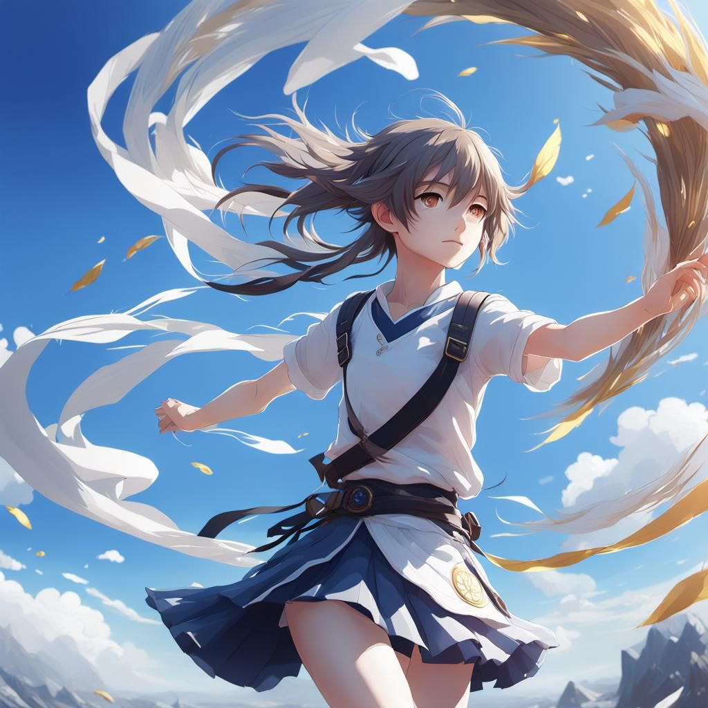 Anime Style 3D Art: Playing with Wind