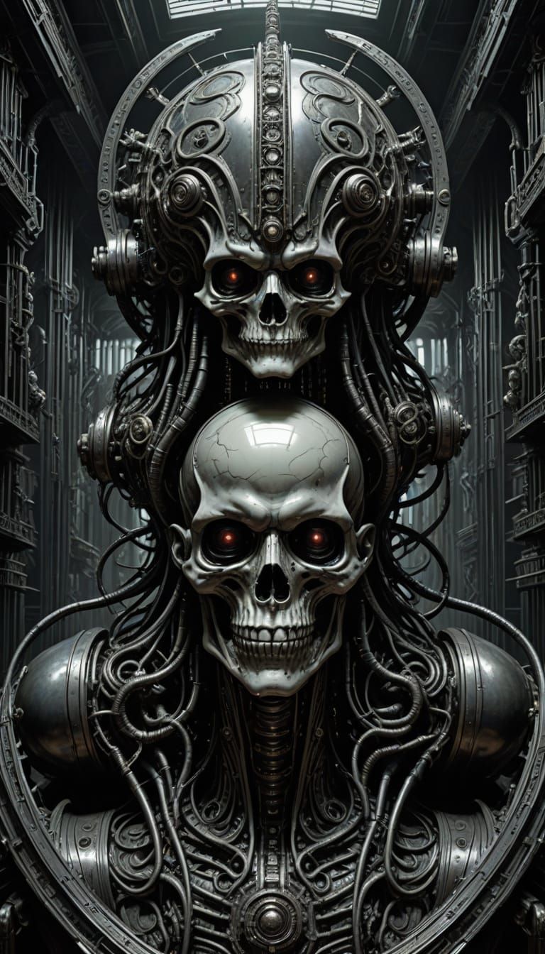 Surreal Baroque Inhabitants in a Mind-Bending, Iridescent Re...