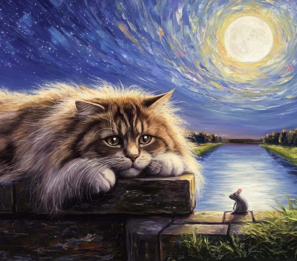 We can be friends Mr.Cat...I'm alone too