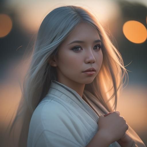 Ethereal Spirit Soaring Through Milky Way Galaxy