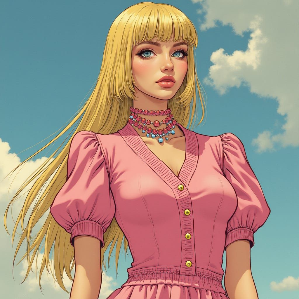 Ultra-Feminine Franco-Belgian Comic Art