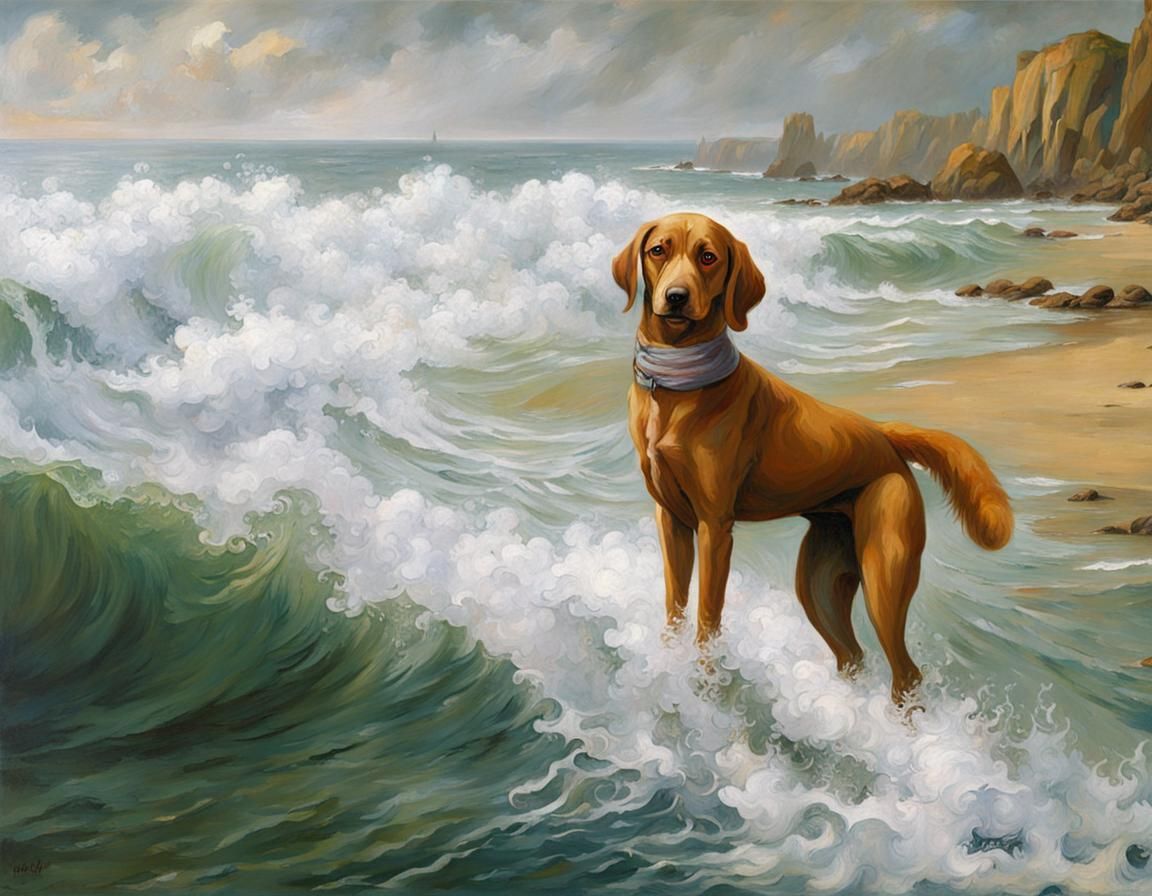 Dogs Reimagined in Famous Paintings