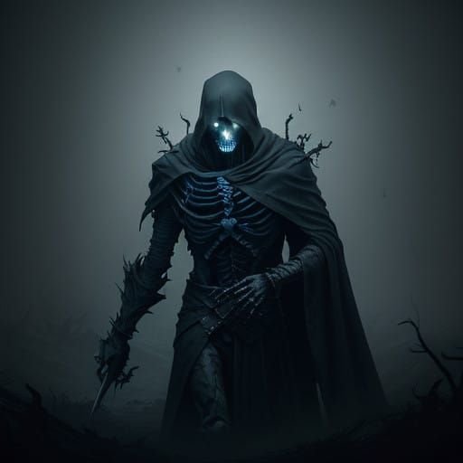 Ethereal Spade Wraith in Dark Robes