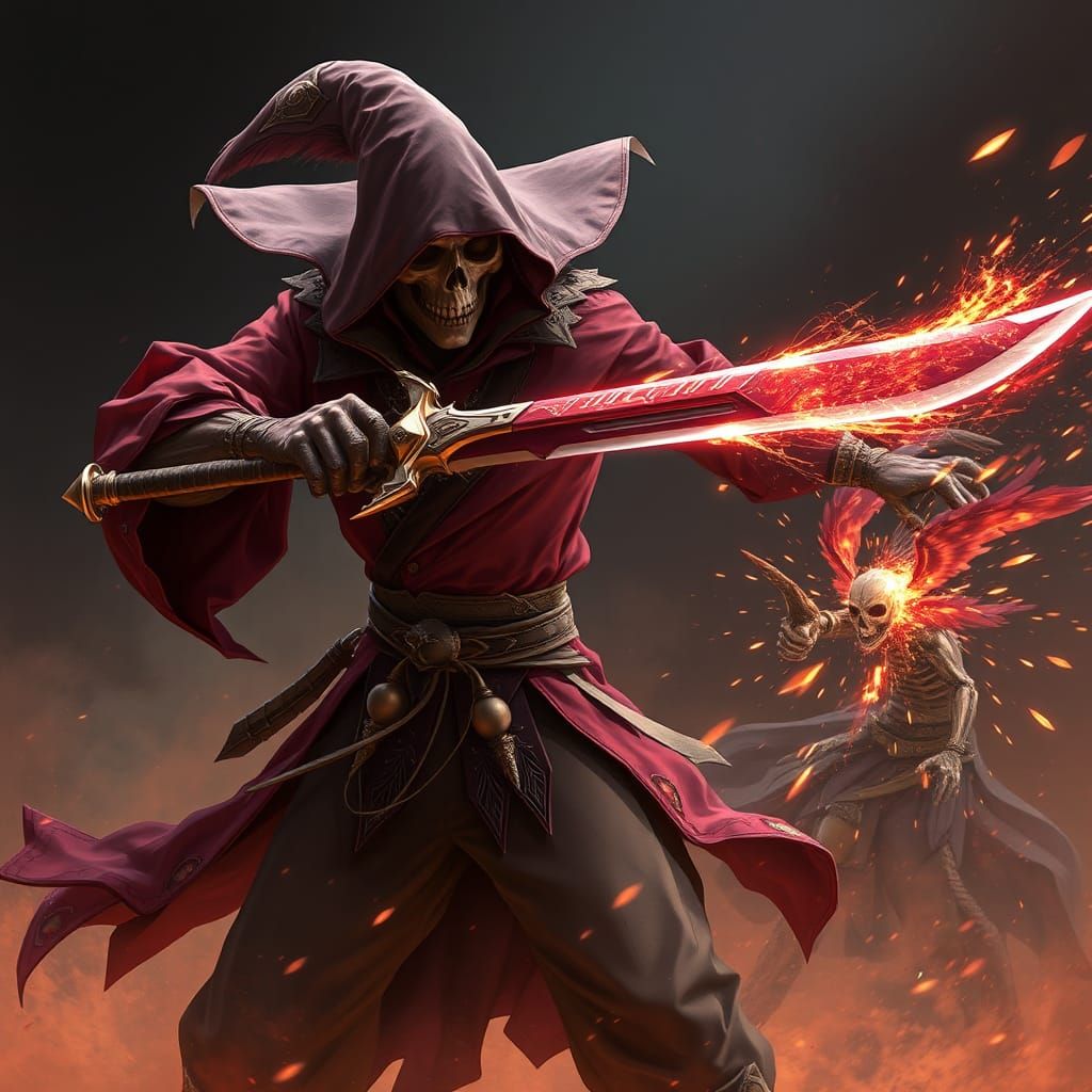 Grim Reaper Fashion Fight for Snow White Soul