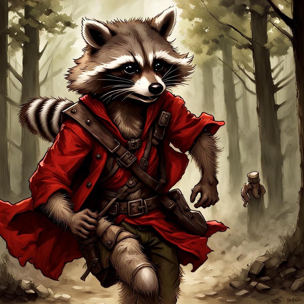 Rackham, reminiscent, really radical, running racing  raccoo...