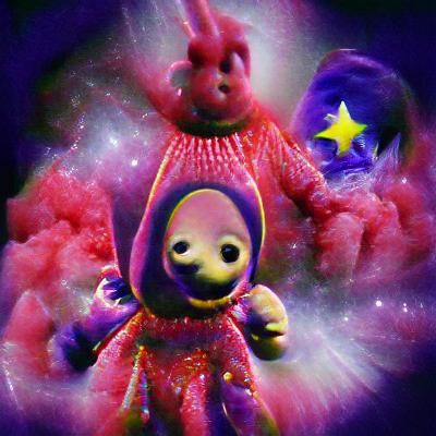 Teletubbies: A Cosmic Horror Landscape
