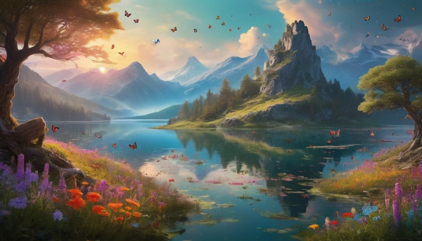 Enchanting Woman in Ancient Forest, Hyper-Realistic Detail