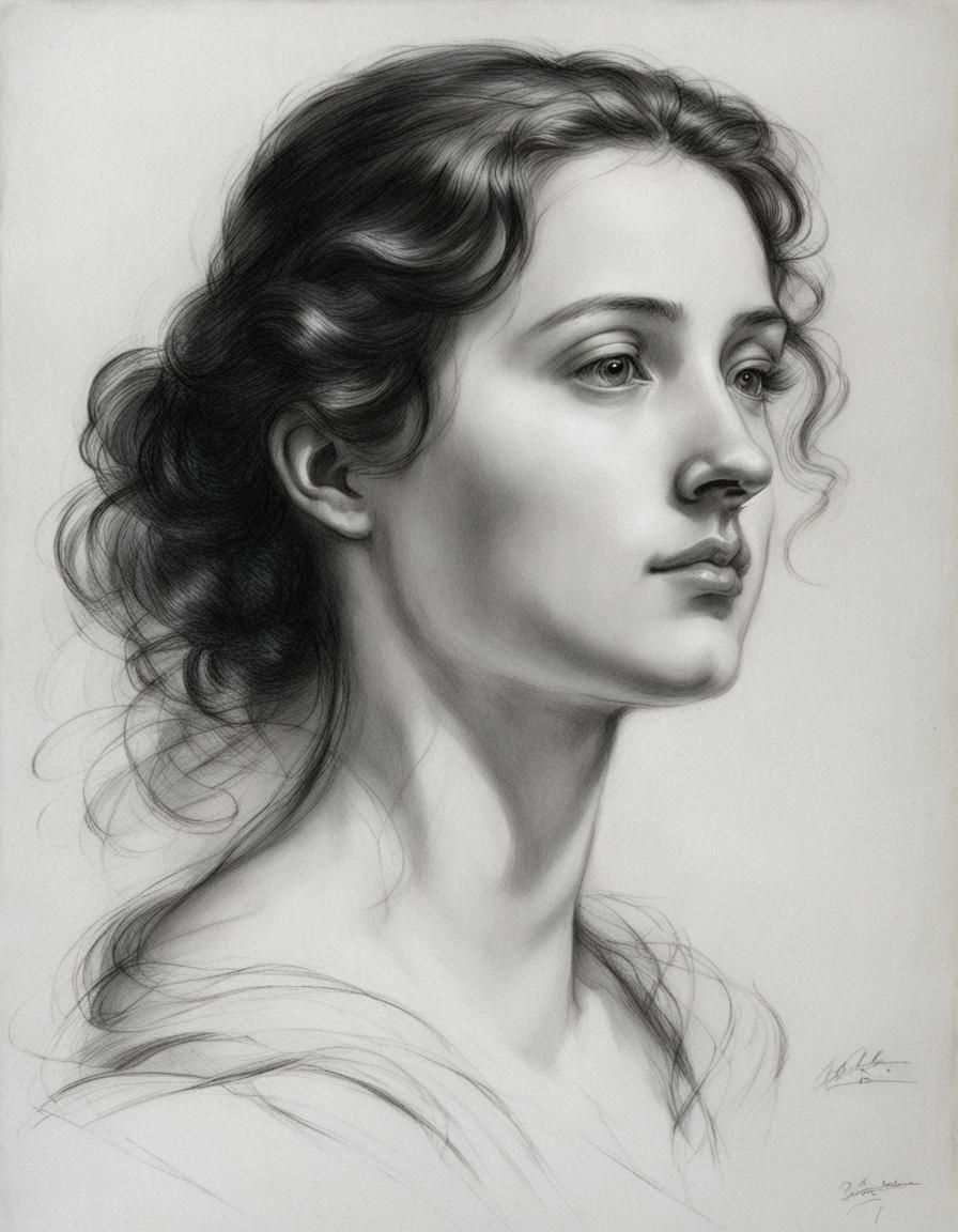 Pencil sketch portrait, Sdxl1