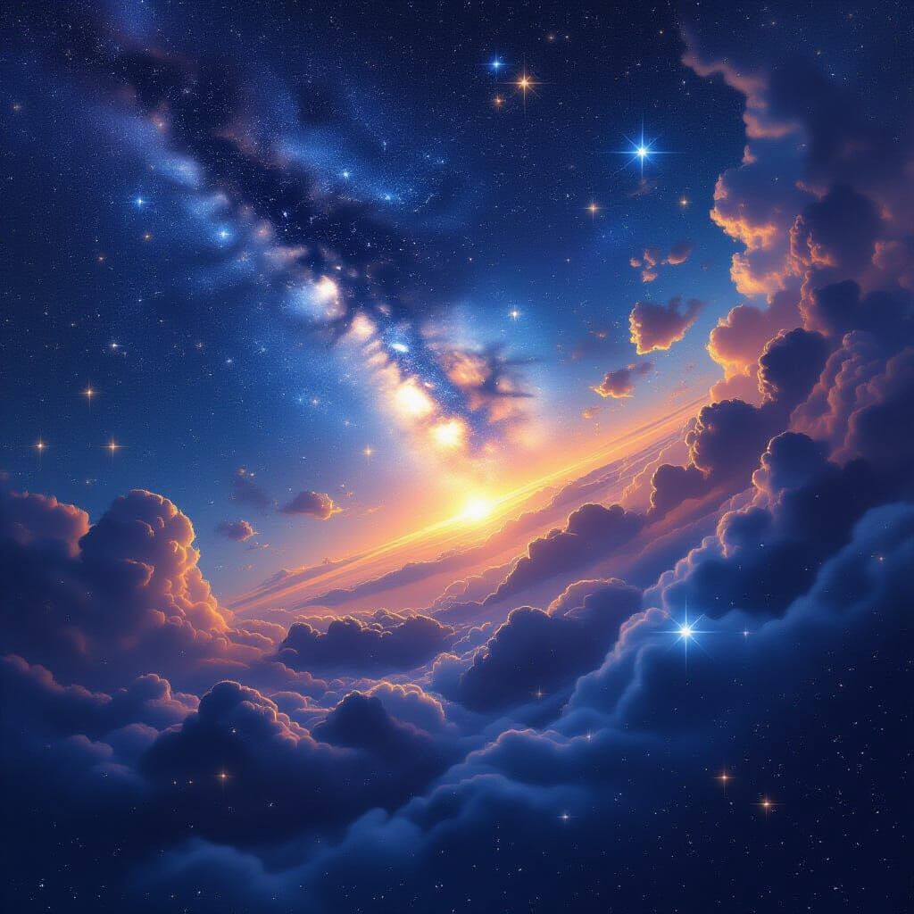 Imaginary World of Stars and Beauty