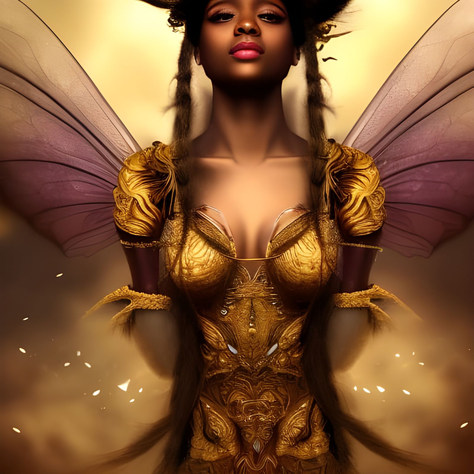 Beautiful Faerie Princess in a Hyper-Realistic Digital Paint...