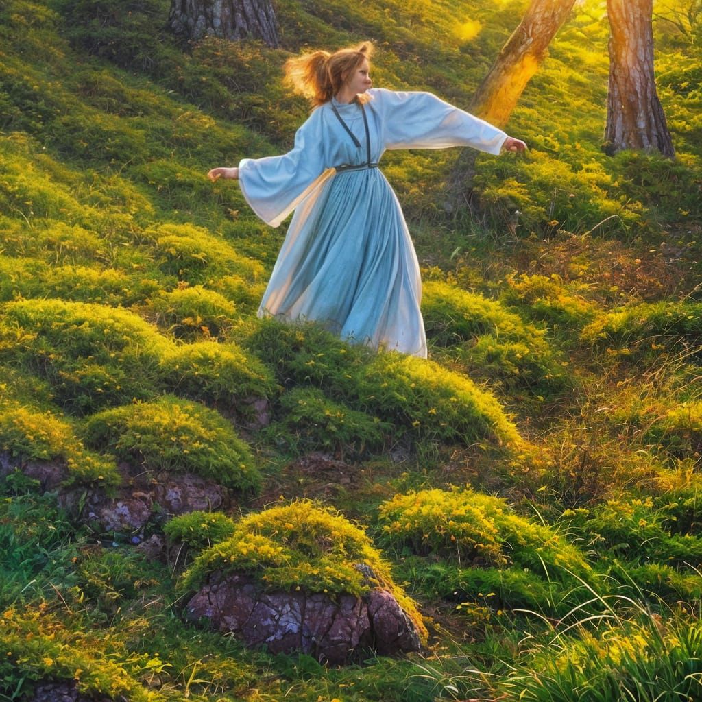 A young nun takes off her veil