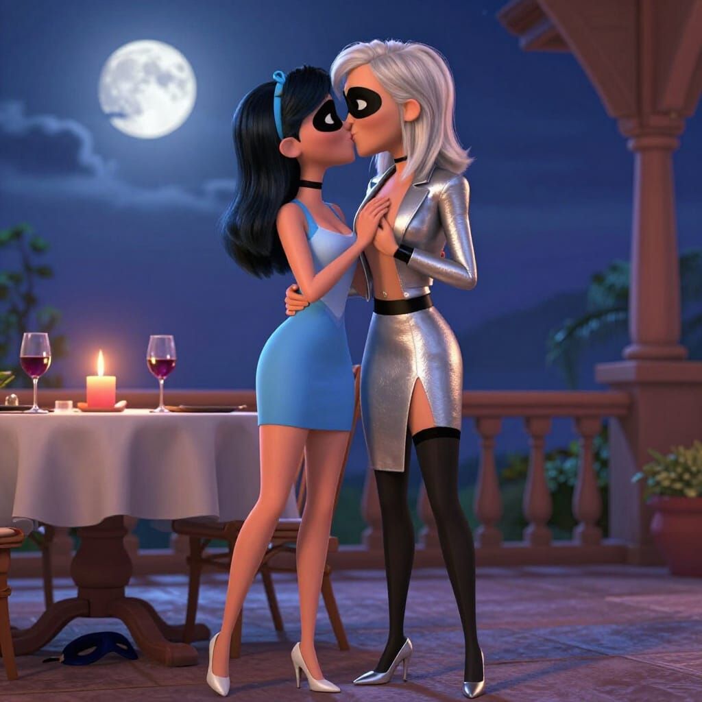Violet Parr and Mirage's Romantic First Date