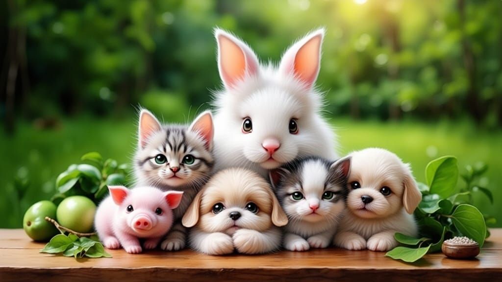 Cute Animals Portrait