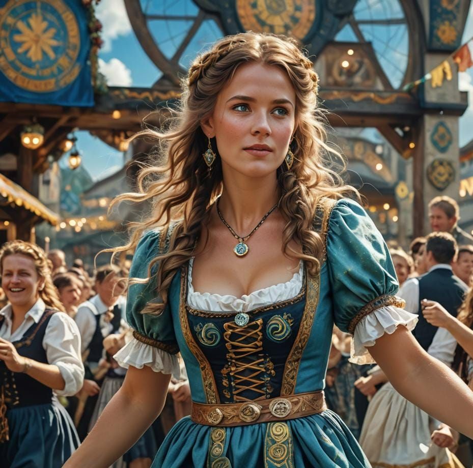 bavarian indian / german indian (indigen) -> die freie Frau ...