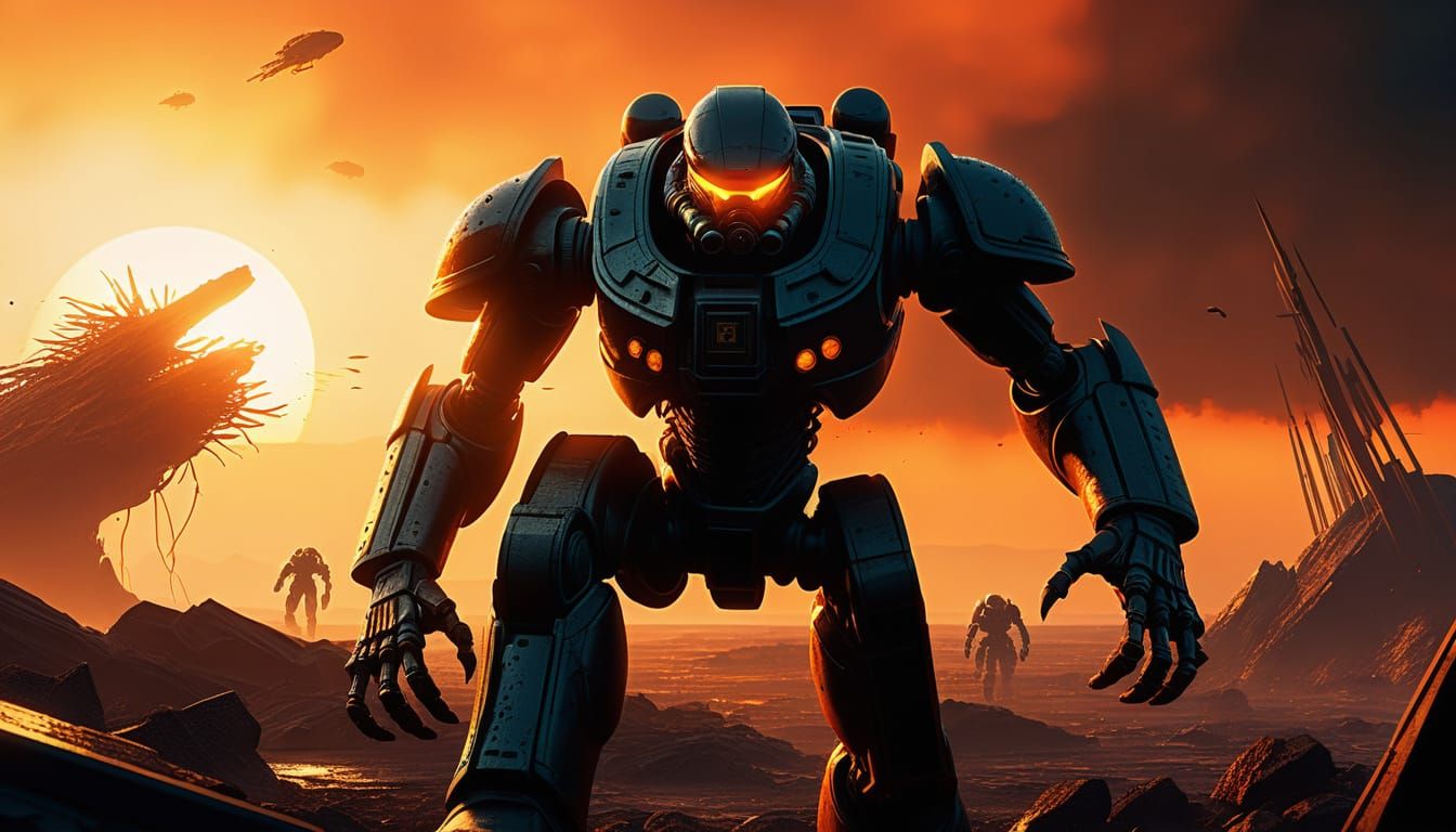 Space Commander Rises Amidst Alien Battle in Epic Sci-Fi Lan...