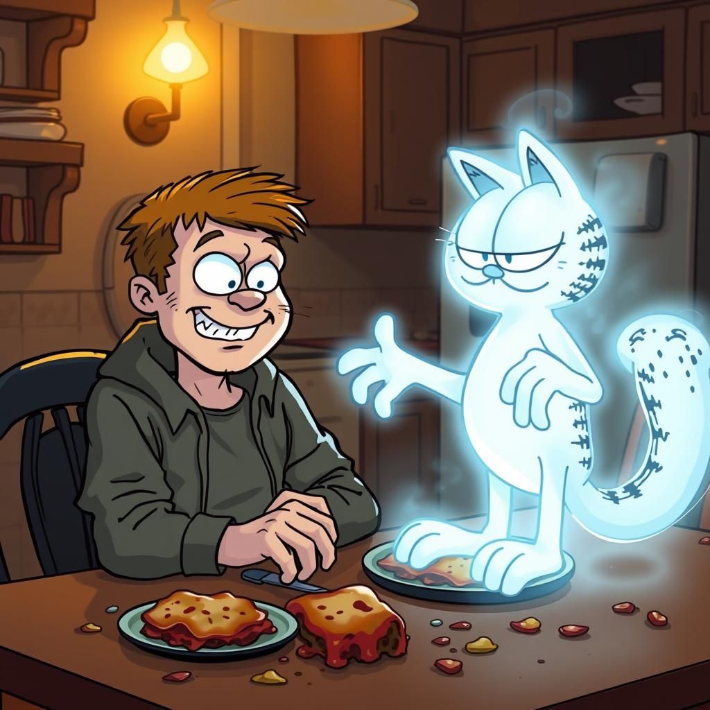 Ghostly Garfield Haunts Jon: A Disney-Pixar Eerie Comedy