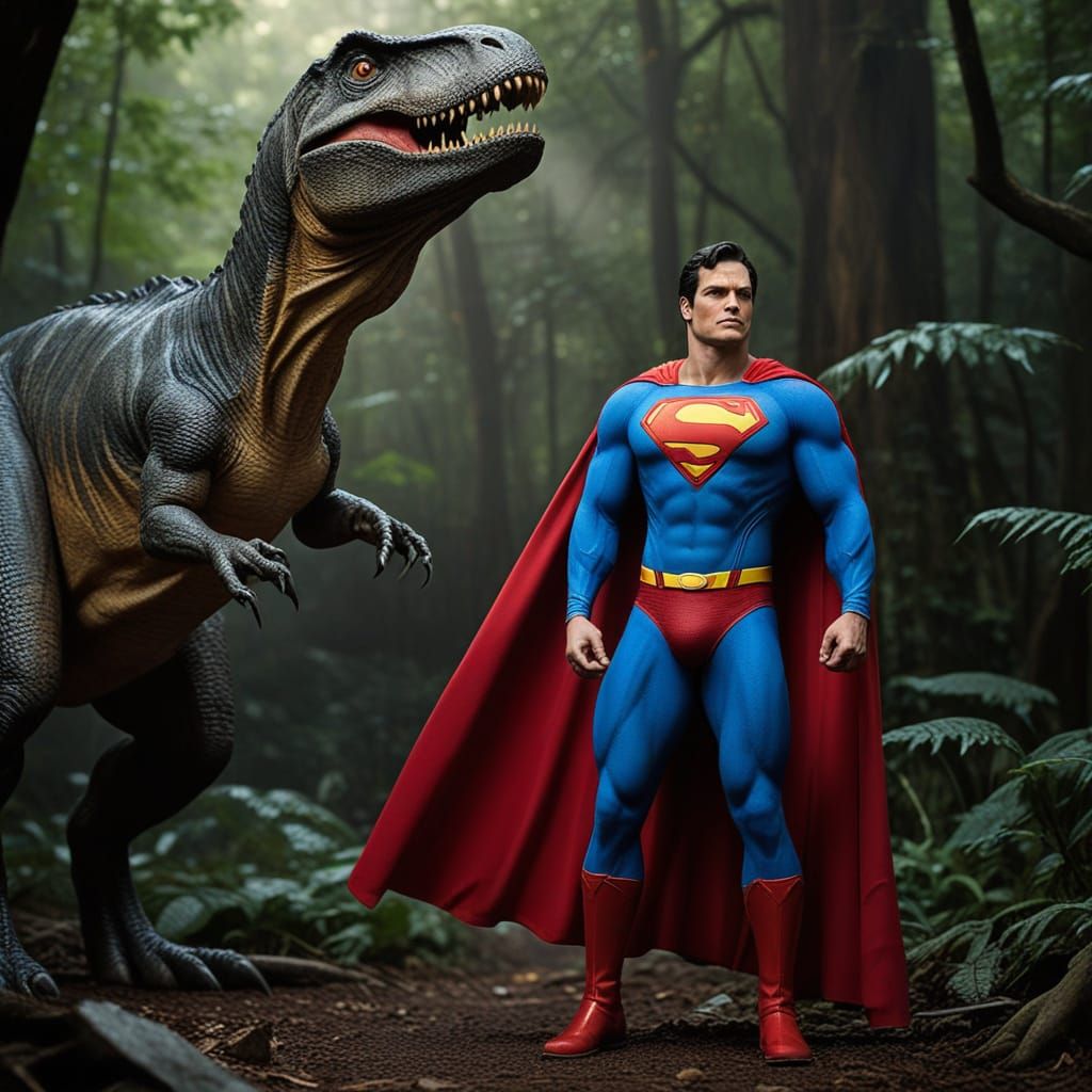Tyrannosaurus Rex -v- Superman
