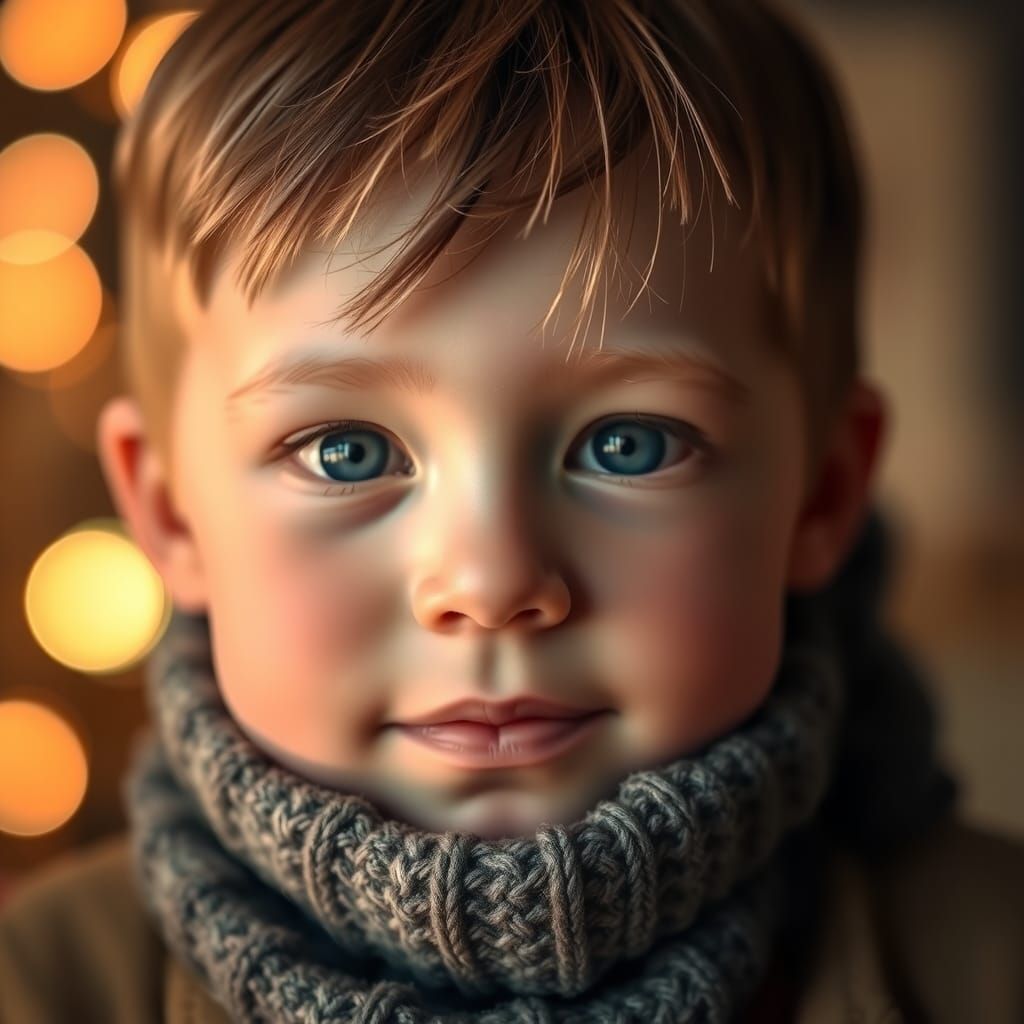 Children in Winter House: Professional Portrait Photography