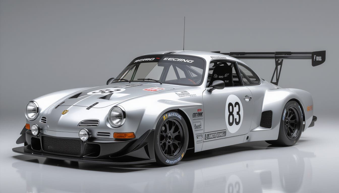 Retro-Modern Karmann Ghia GT3 Race Car