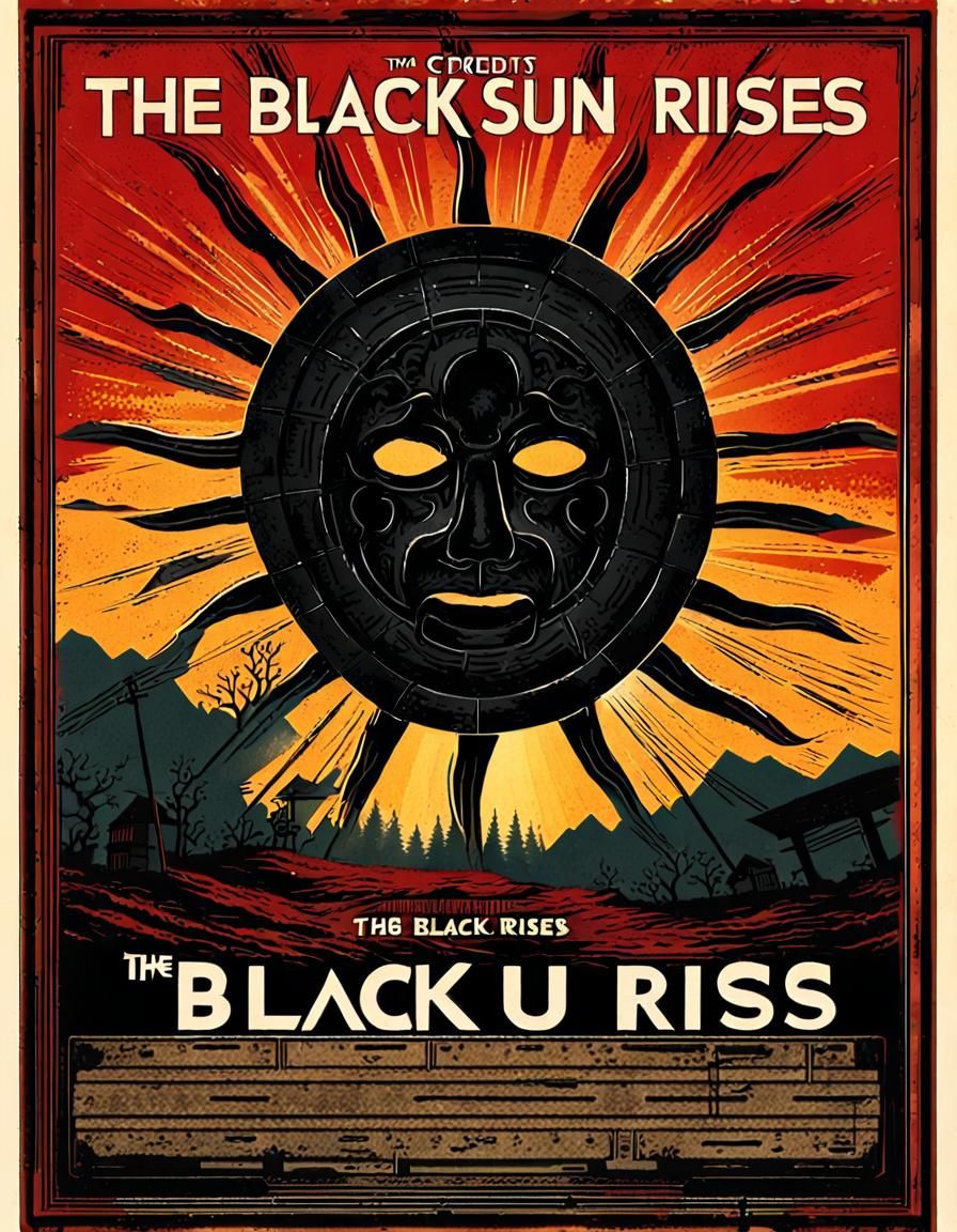 Horror Movie Poster: The Black Sun Rises