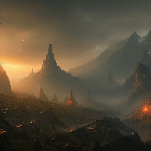 Dark Fantasy Landscape in Unreal Engine