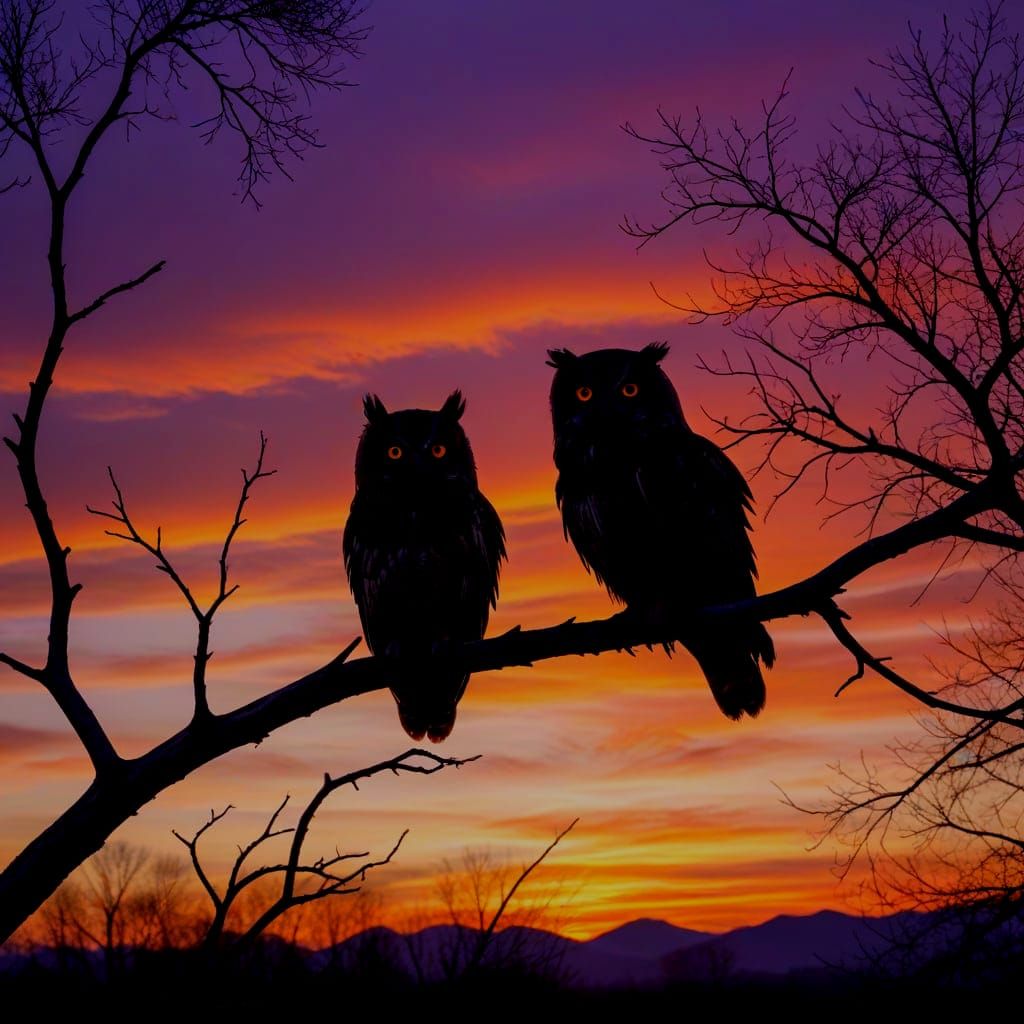 Hooters in Silhouette