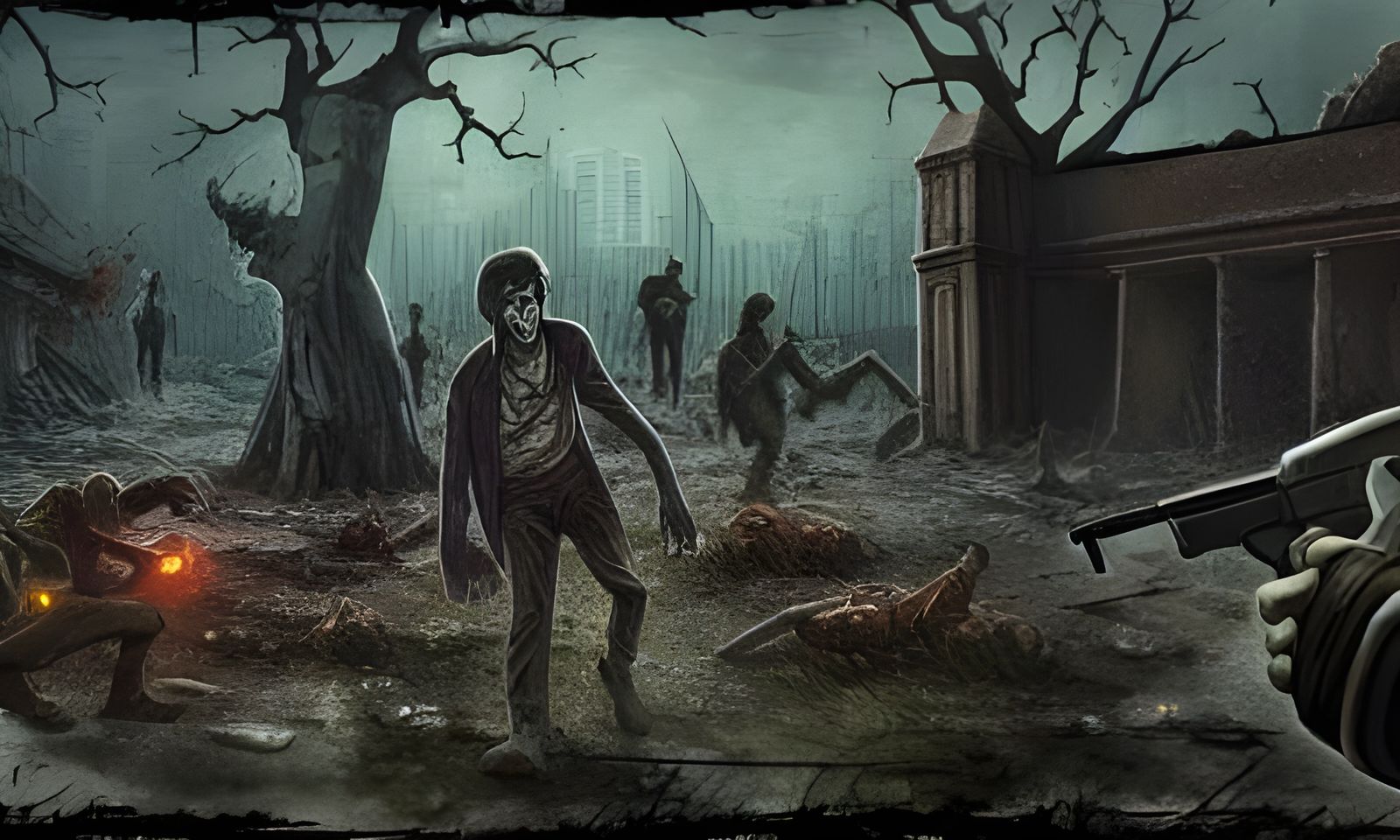 Zombie Apocalypse: Lone Survivor in Ruins