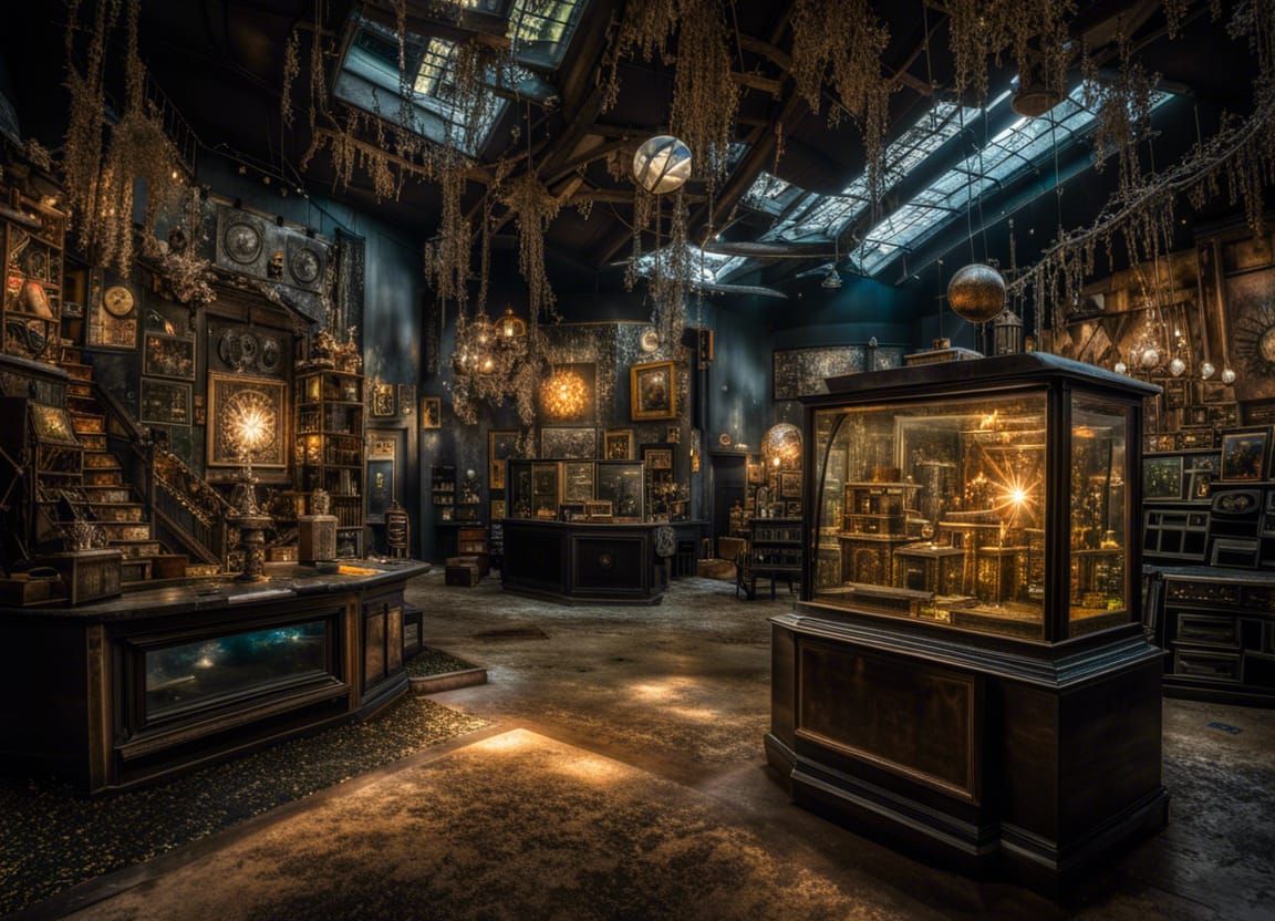 post-apocalyptic wacky museum