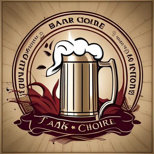Pub Choir Logo with Tankard