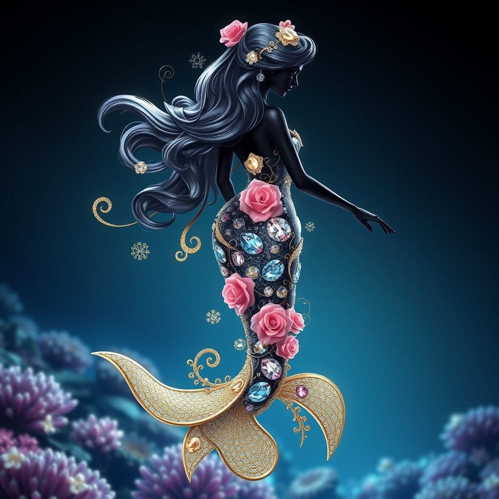 Ornate mermaid