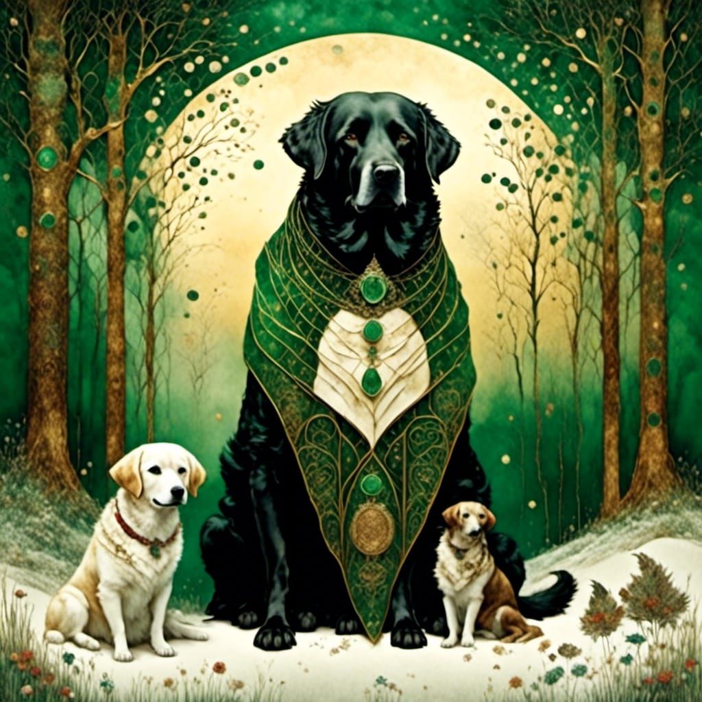 Birthday Celebration in Sunny Meadow, Impasto Painting