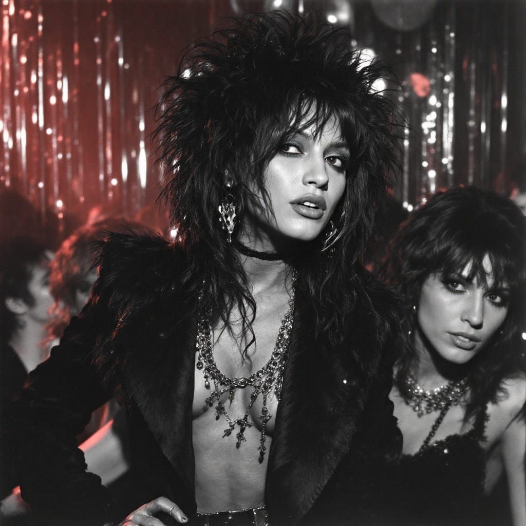 Disco Era Nightlife in a Hazy, Smoky Atmosphere