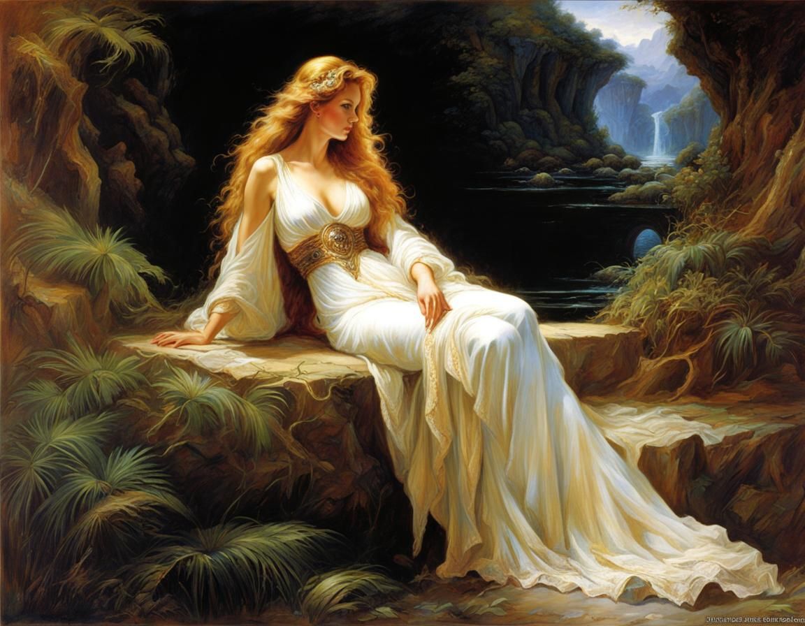 Artistic Fusion Inspired by Masters of Realism and Fantasy