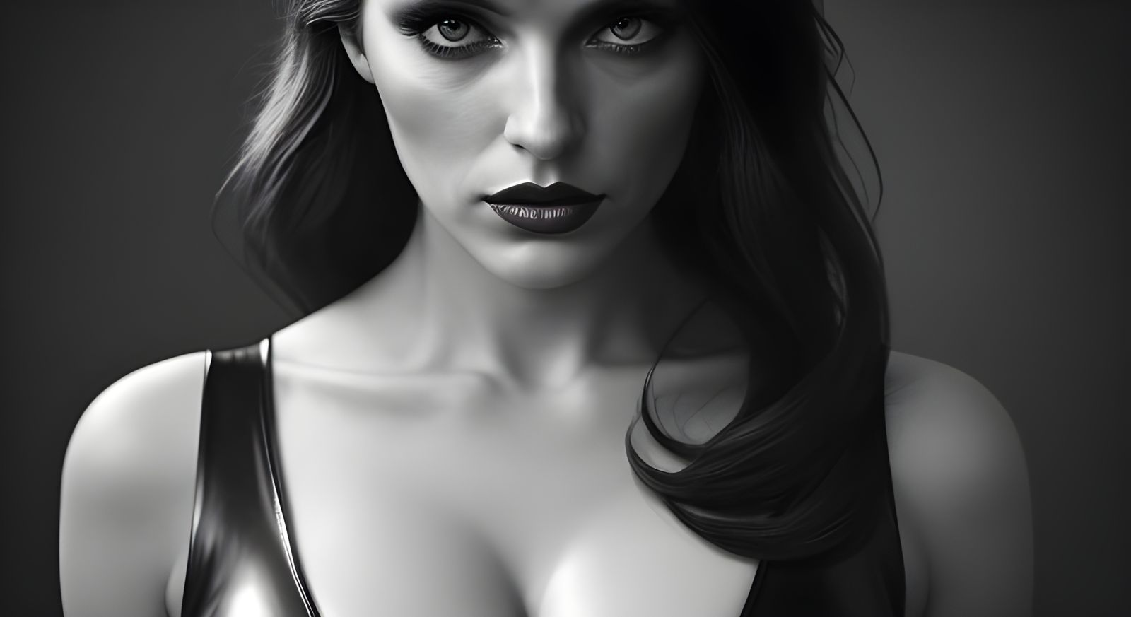 Elegant 1930s Italian Woman in Noir Portrait