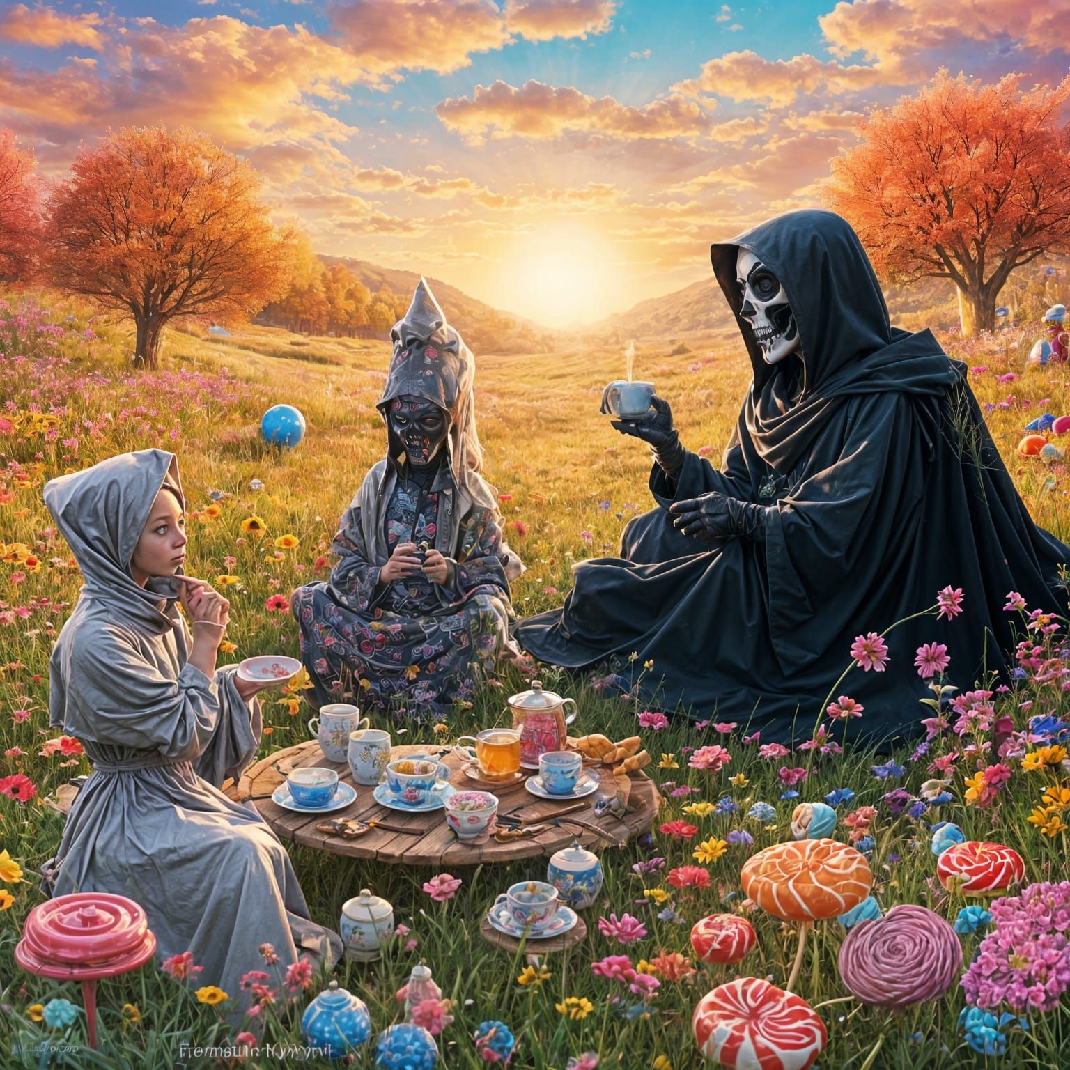 Grim Reaper's Candyland Family Picnic