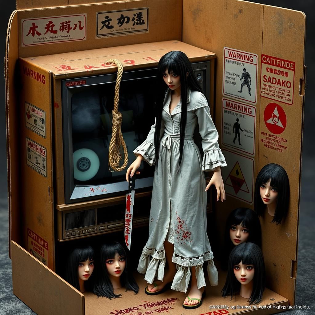 Sadako Yamamura as NECA Action Figure Collectible
