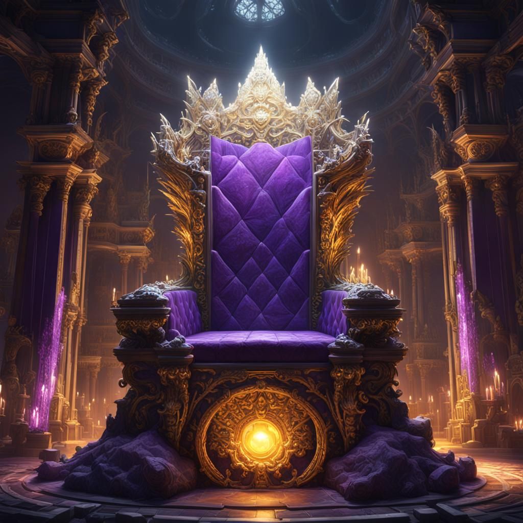 Diamond Throne: Dark Fantasy Concept Art in 8K