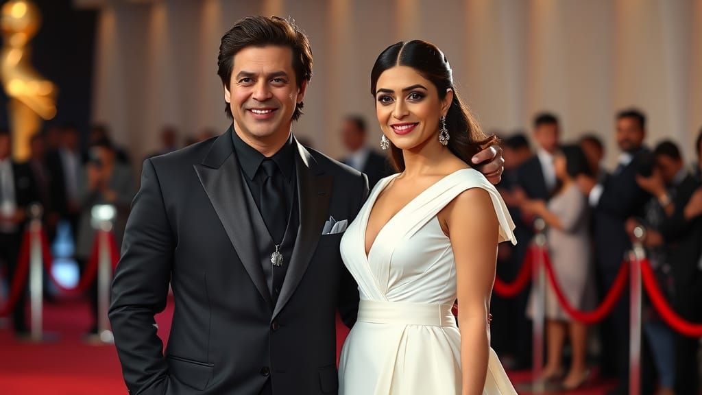 Shah Rukh and Aishwarya in Bollywood Style