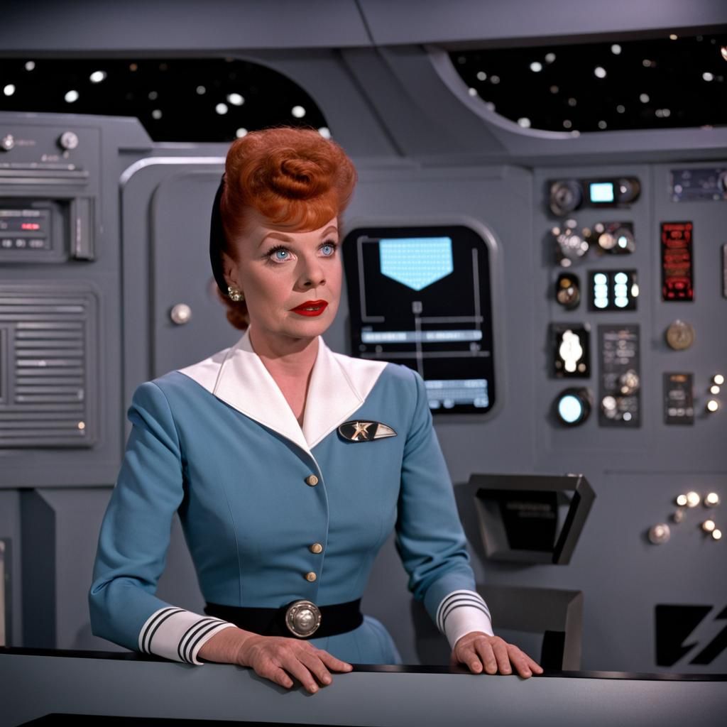 I Love Lucy on Star Trek Enterprise Bridge