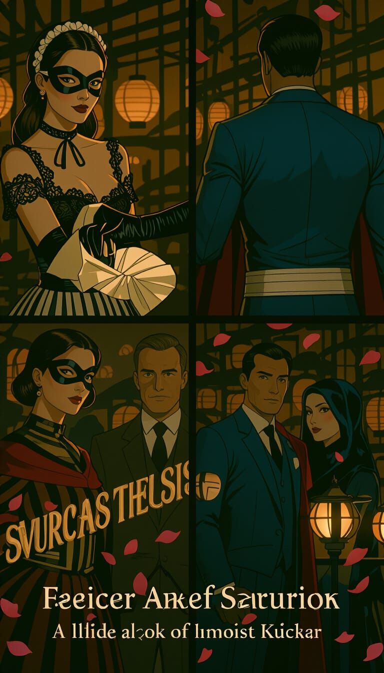 Maid of Honor Comic Panel with Dynamic Lighting