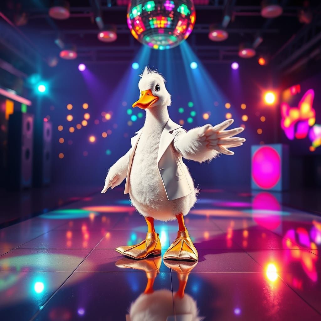 Disco Duck Boogie in Vibrant 8K